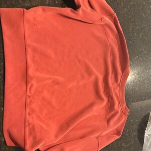 Lululemon Softstreme Perfectly Oversized Cropped Crew Cayenne